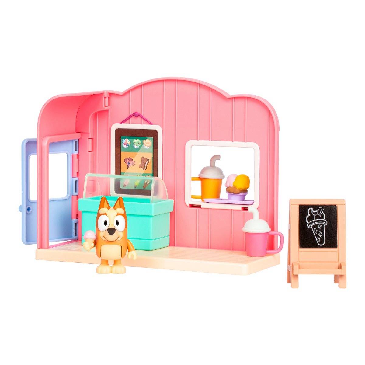 PLAYSET MINI BLUEY HELADERIA CON FIGURA DE BINGO - 3