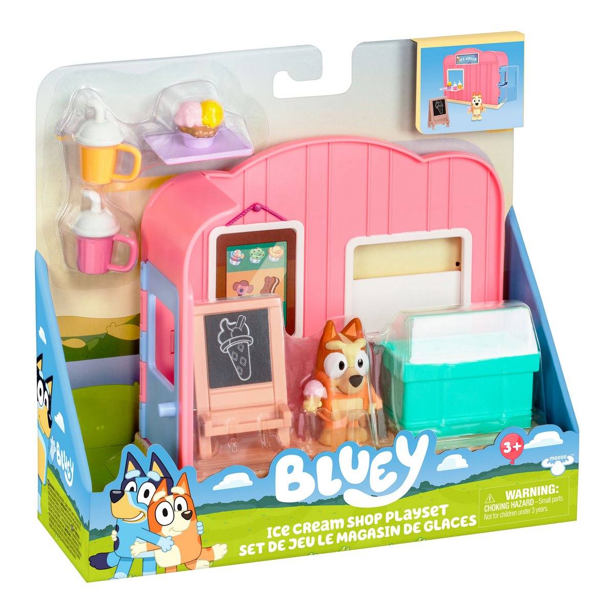 PLAYSET MINI BLUEY HELADERIA CON FIGURA DE BINGO - 4
