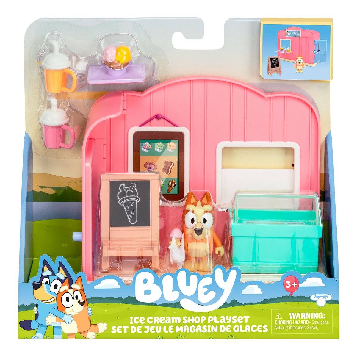 PLAYSET MINI BLUEY HELADERIA CON FIGURA DE BINGO - 5