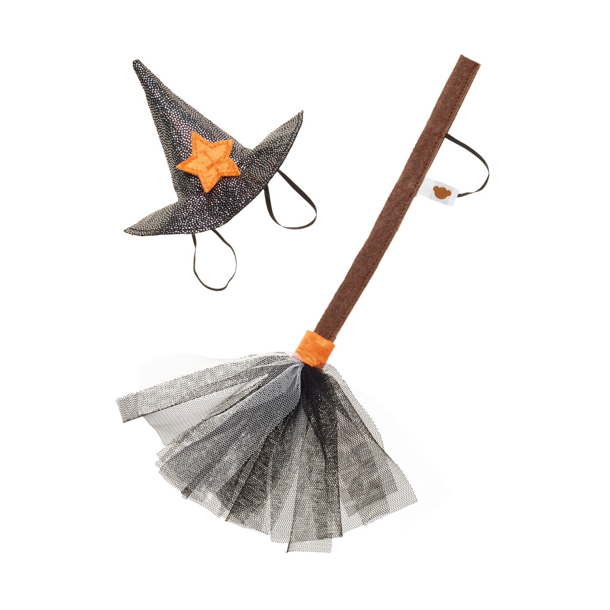 GORRO Y ESCOBA BRUJA HALLOWEEN BUILD-A-BEAR - 1