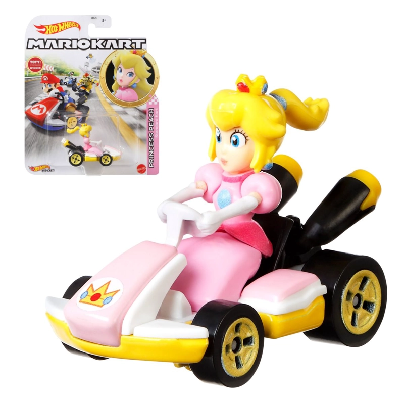 HOT WHEELS MARIO KART ESCALA 1:64 - PRINCESS PEACH - 1
