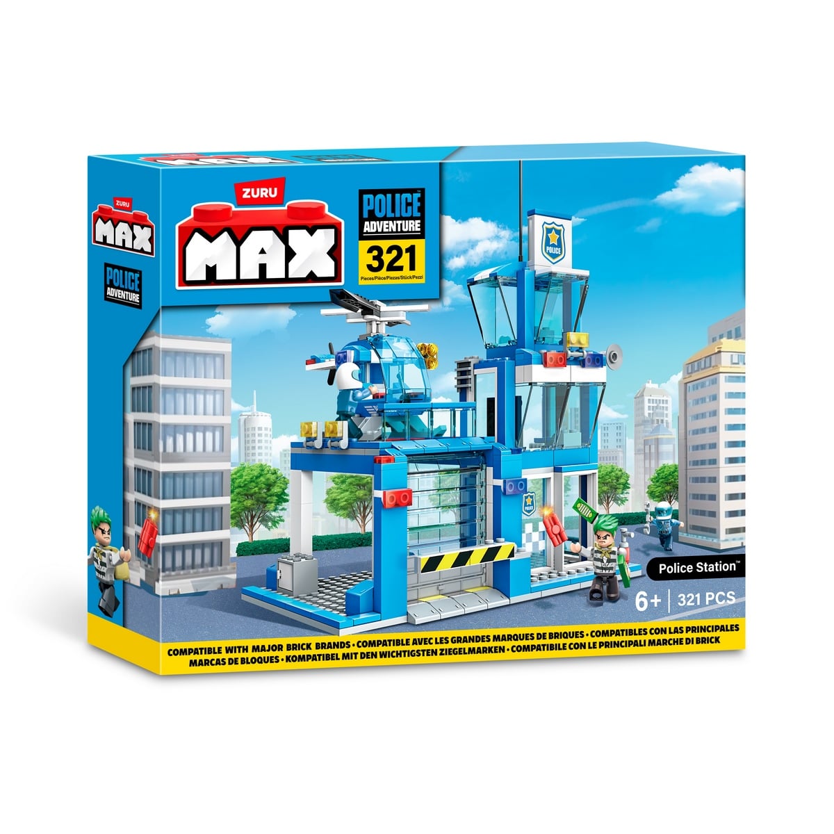 BLOQUES MAX ESTACION DE POLICIA 321 PIEZAS - 3