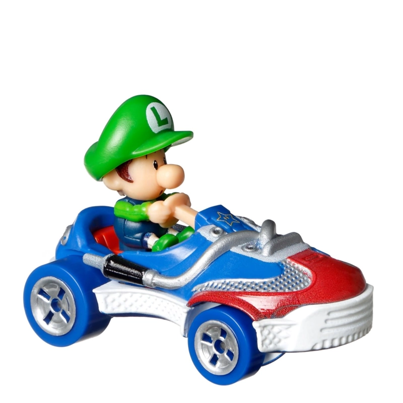 HOT WHEELS MARIO KART PERSONAJES ESCALA 1:64 - BABY LUIGI - 2