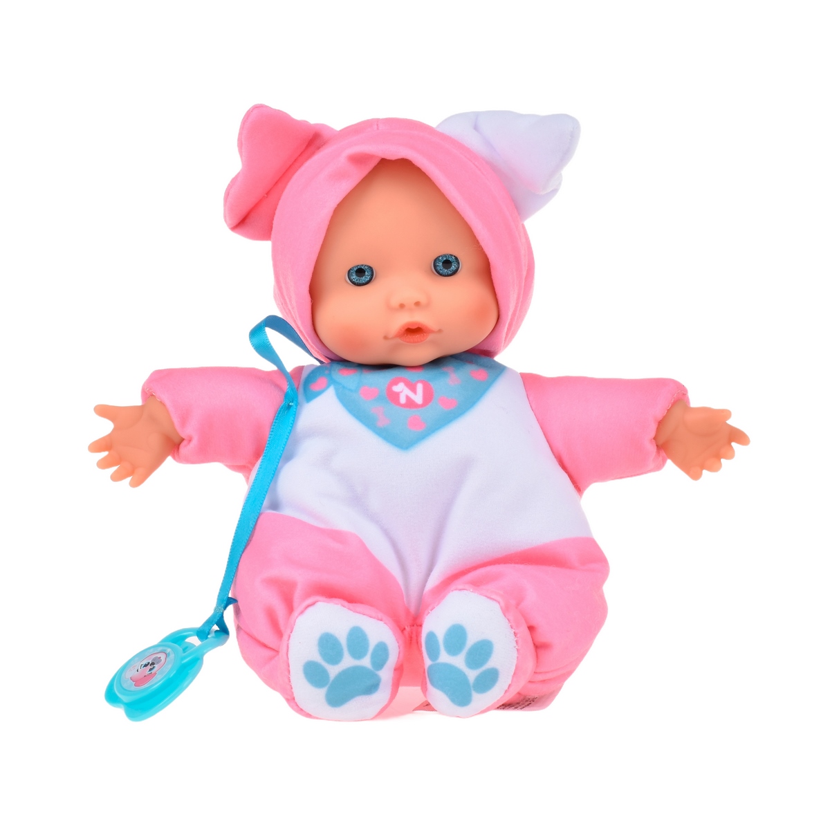 MUÑECA NENUCO COLECCION DOGGIES ROSADO - 1
