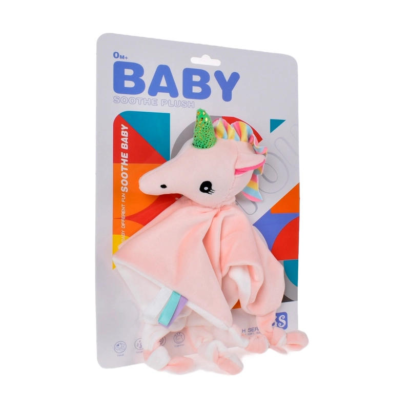 TUTO CONEJO DE PLUSH BLANCO CON SONAJERO - UNICORNIO - 3
