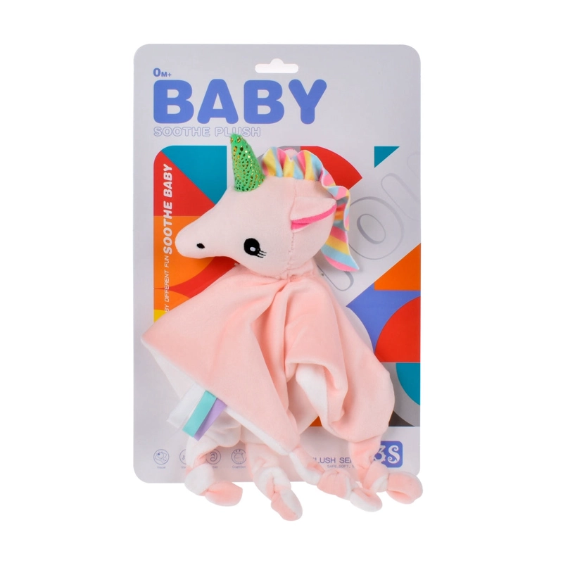 TUTO CONEJO DE PLUSH BLANCO CON SONAJERO - UNICORNIO - 4