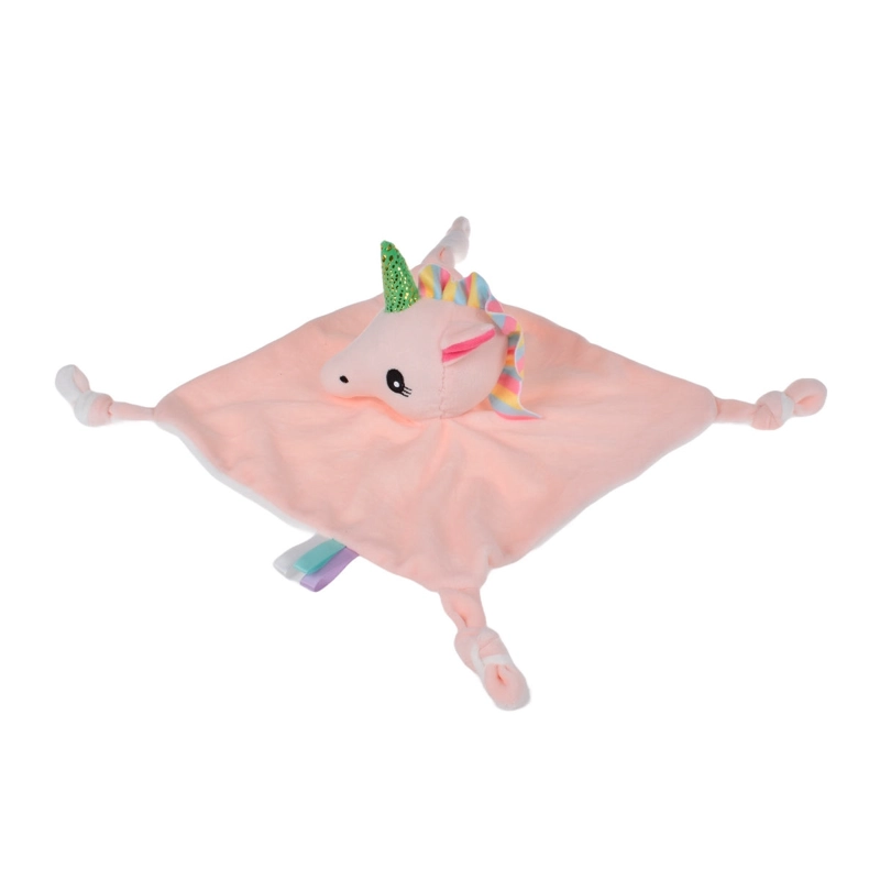 TUTO CONEJO DE PLUSH BLANCO CON SONAJERO - UNICORNIO - 5