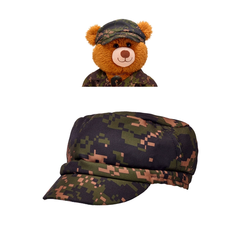 SOMBRERO CAMUFLADO VERDE BUILD A BEAR ACCESORIOS PELUCHES - 2