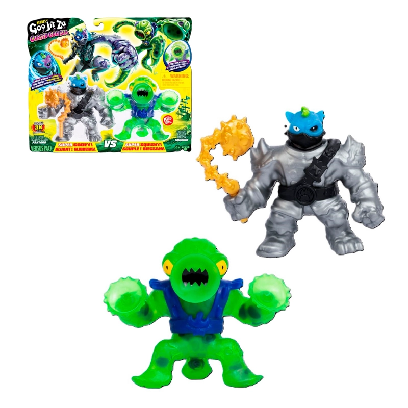 FIGURAS DE ACCION HEROES OF GOO JIT ZU PACK VERSUS MAR - 1