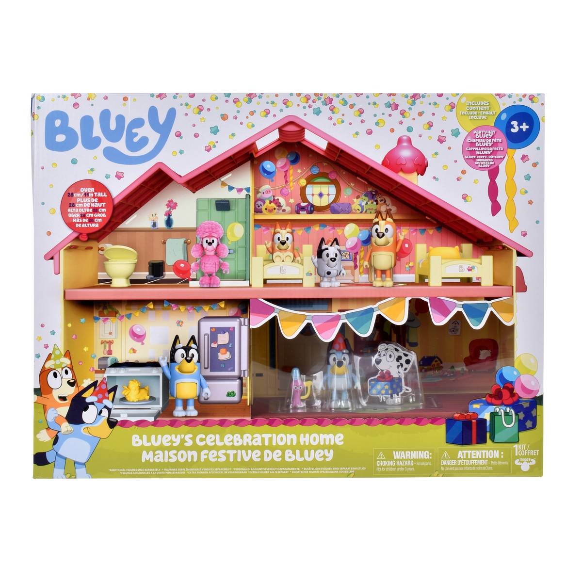 PLAYSET BLUEY 11 PIEZAS CASA CELEBRACION CUMPLEAÑOS - 2