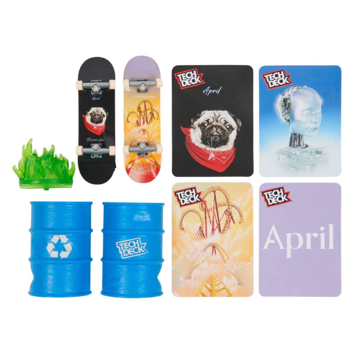 SKATE TECH DECK VERSUS 2 Y ACCESORIOS APRIL - 1