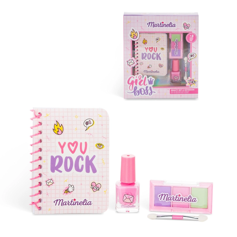 JUGUETE ANSALDO MULTICOLOR MARTINELIA – SUPER GIRL MAQUILLAJE Y BLOCK DE NOTAS - 1