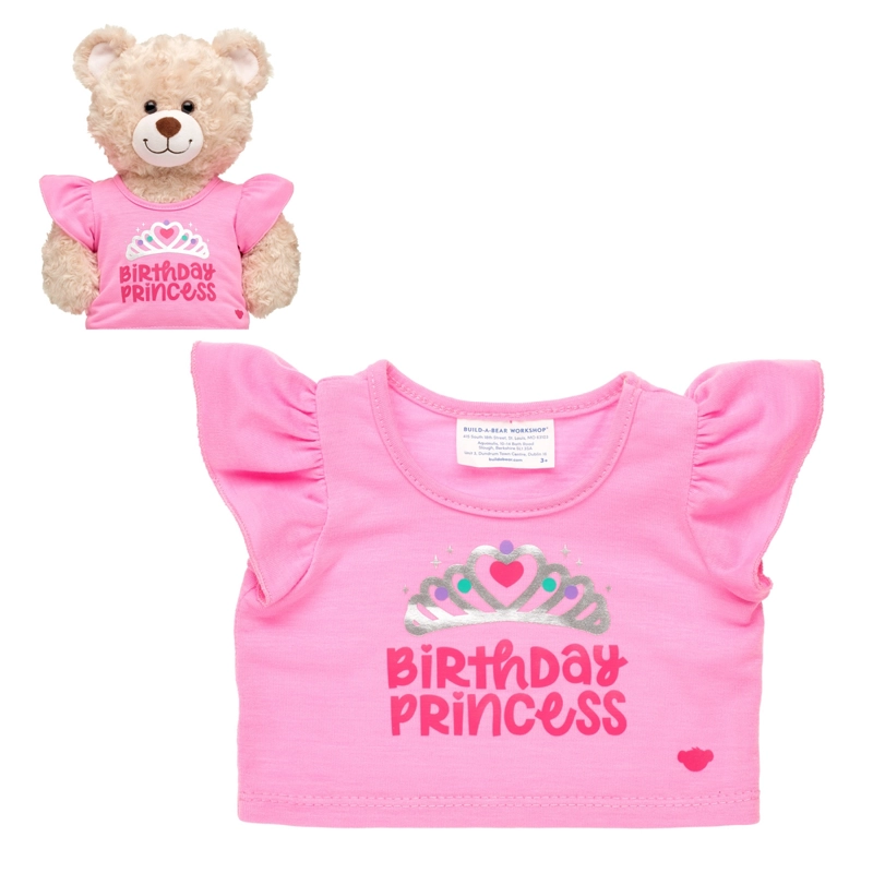 POLERA BUILD A BEAR PRINCESA CUMPLEAÑOS COLECCION - 1