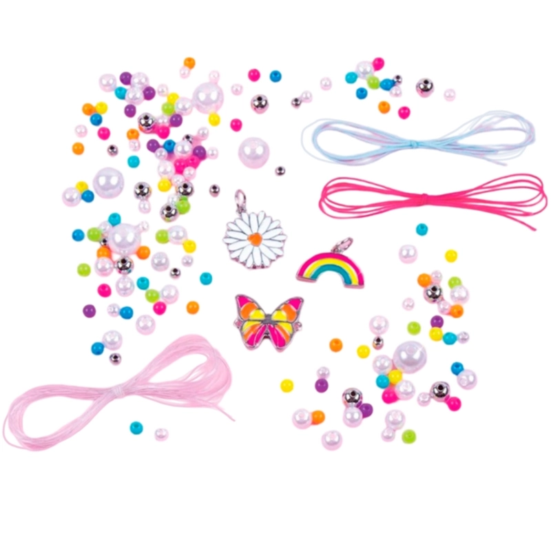 SET DE MANUALIDADES MAKE IT REAL PULSERAS ARCOIRIS 5 PIEZAS - 2