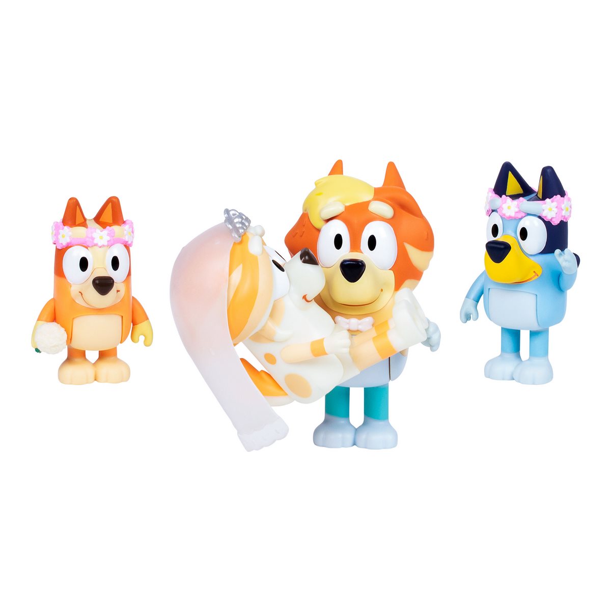 FIGURAS DE ACCION BLUEY SET 4 PERSONAJES FAMILIA HEELER - 4