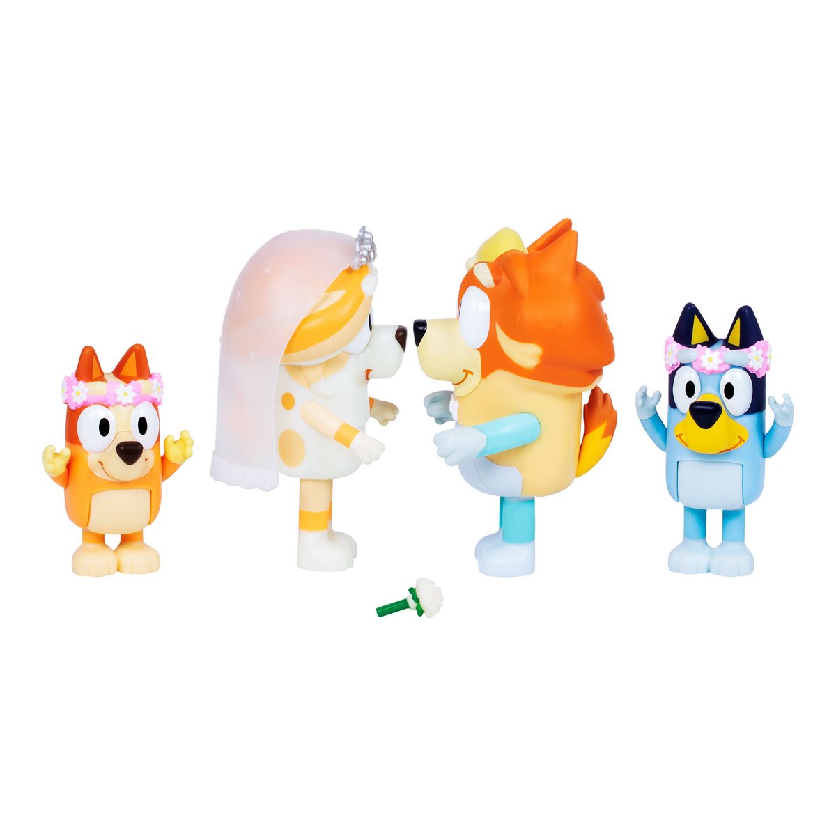 FIGURAS DE ACCION BLUEY SET 4 PERSONAJES FAMILIA HEELER - 5
