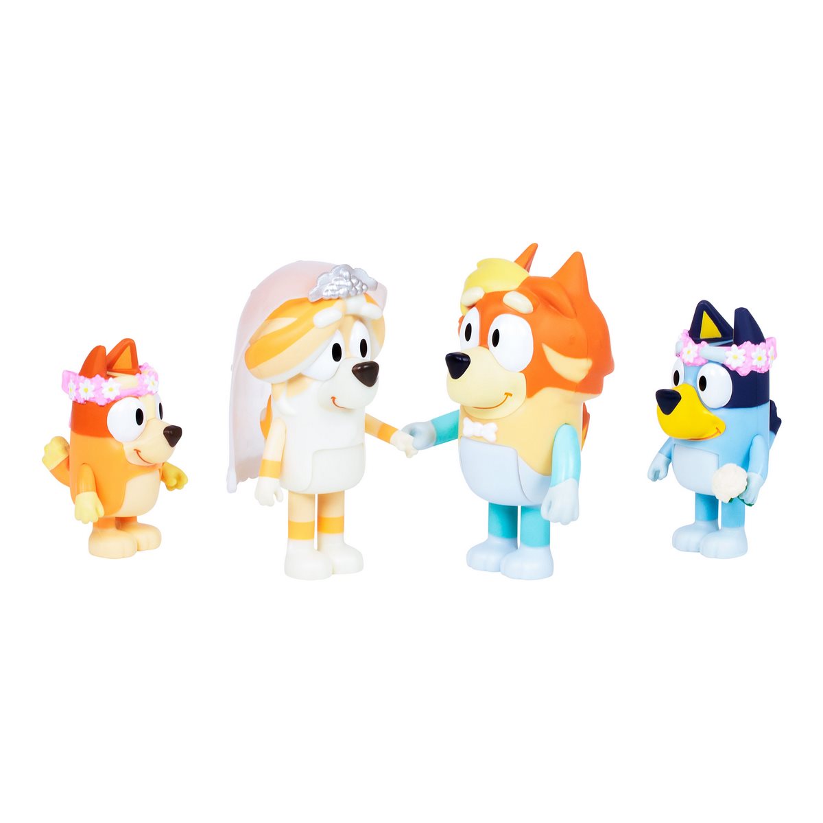 FIGURAS DE ACCION BLUEY SET 4 PERSONAJES FAMILIA HEELER - 6