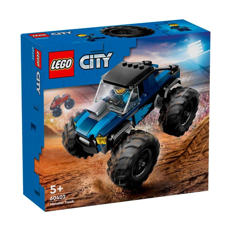 CARRO MONSTRUO AZUL LEGO CITY - 5