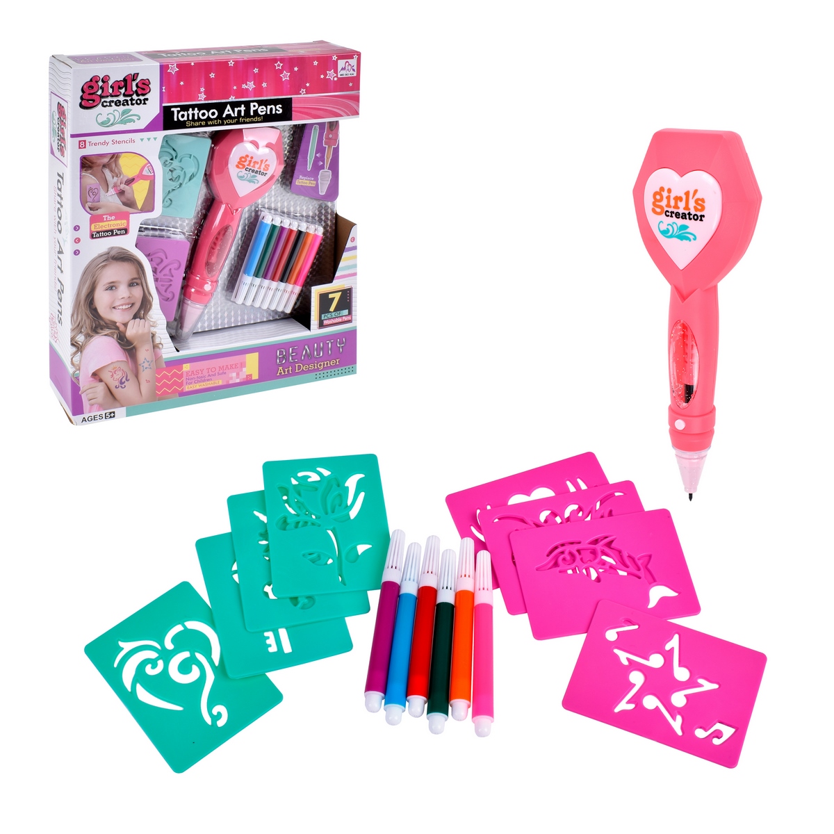 MAQUINA PARA HACER TATUAJES ANSALDO MULTICOLOR CON ACCESORIOS - 1