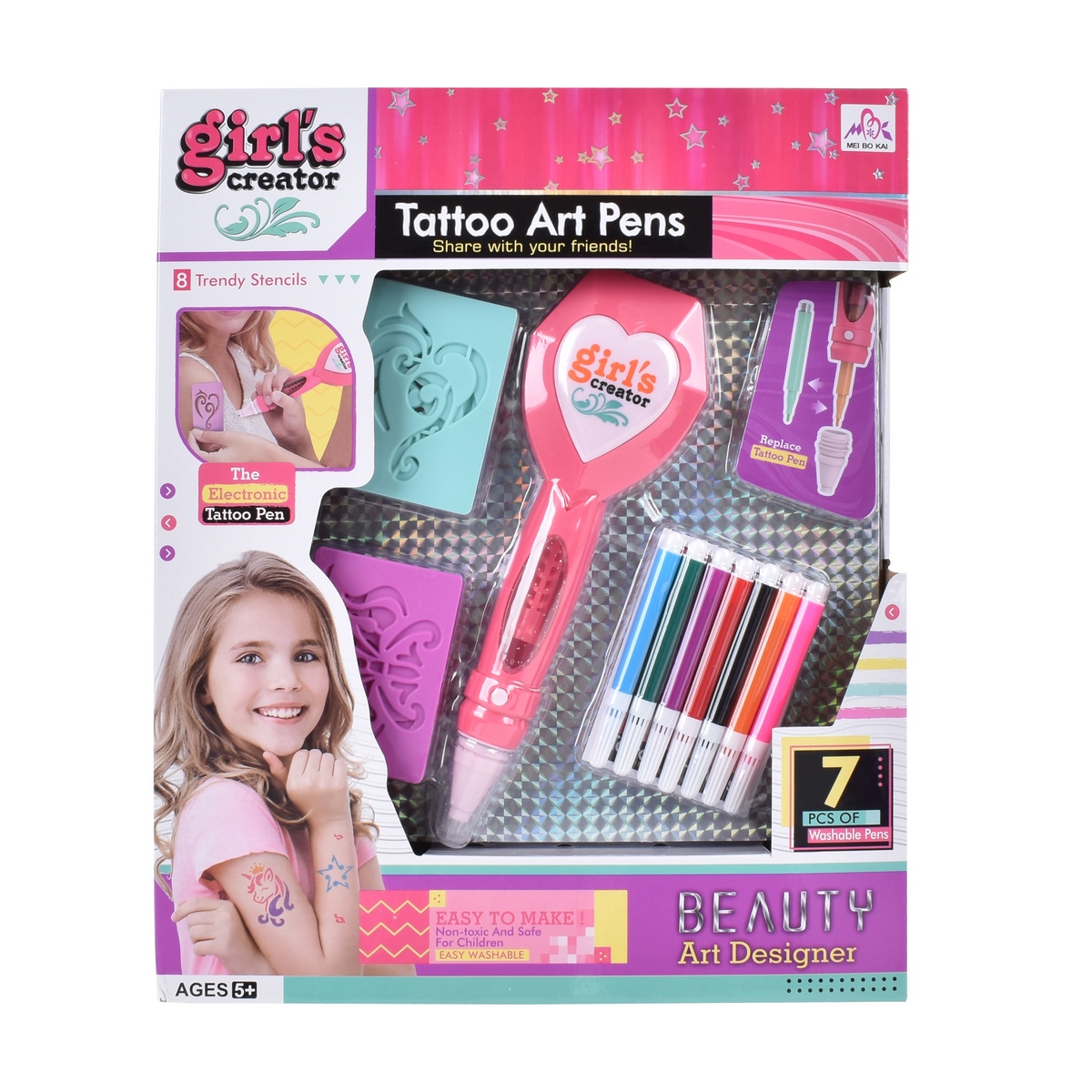 MAQUINA PARA HACER TATUAJES ANSALDO MULTICOLOR CON ACCESORIOS - 4