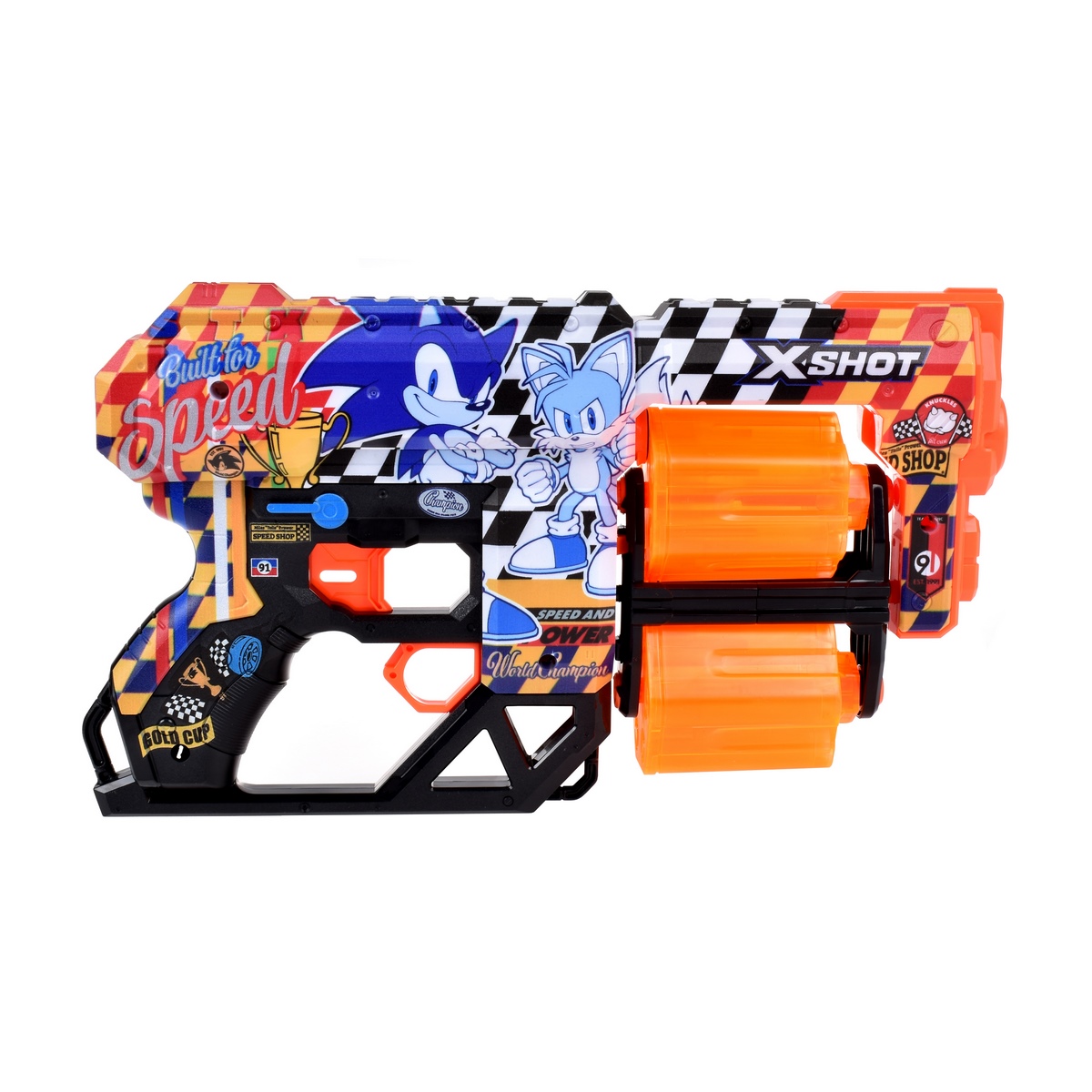 LANZADOR DE DARDOS X SHOT SKIN SONIC BARRIL GIRATORIO - 2