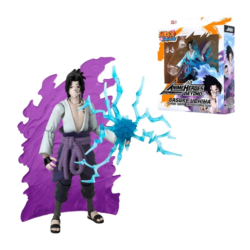 FIGURA COLECCIONABLE NARUTO UCHIHA SASUKE 17 CM ARTICULADA - 1