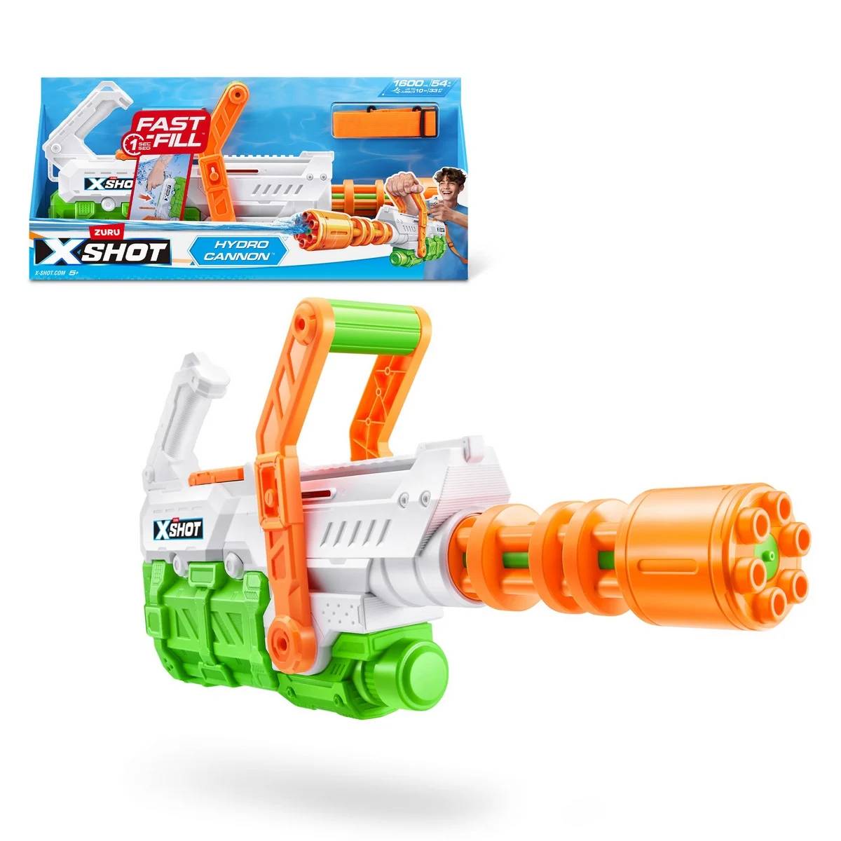 LANZA AGUA X-SHOT HYPDRO CANNON 1600 ML FAST FILL - 1