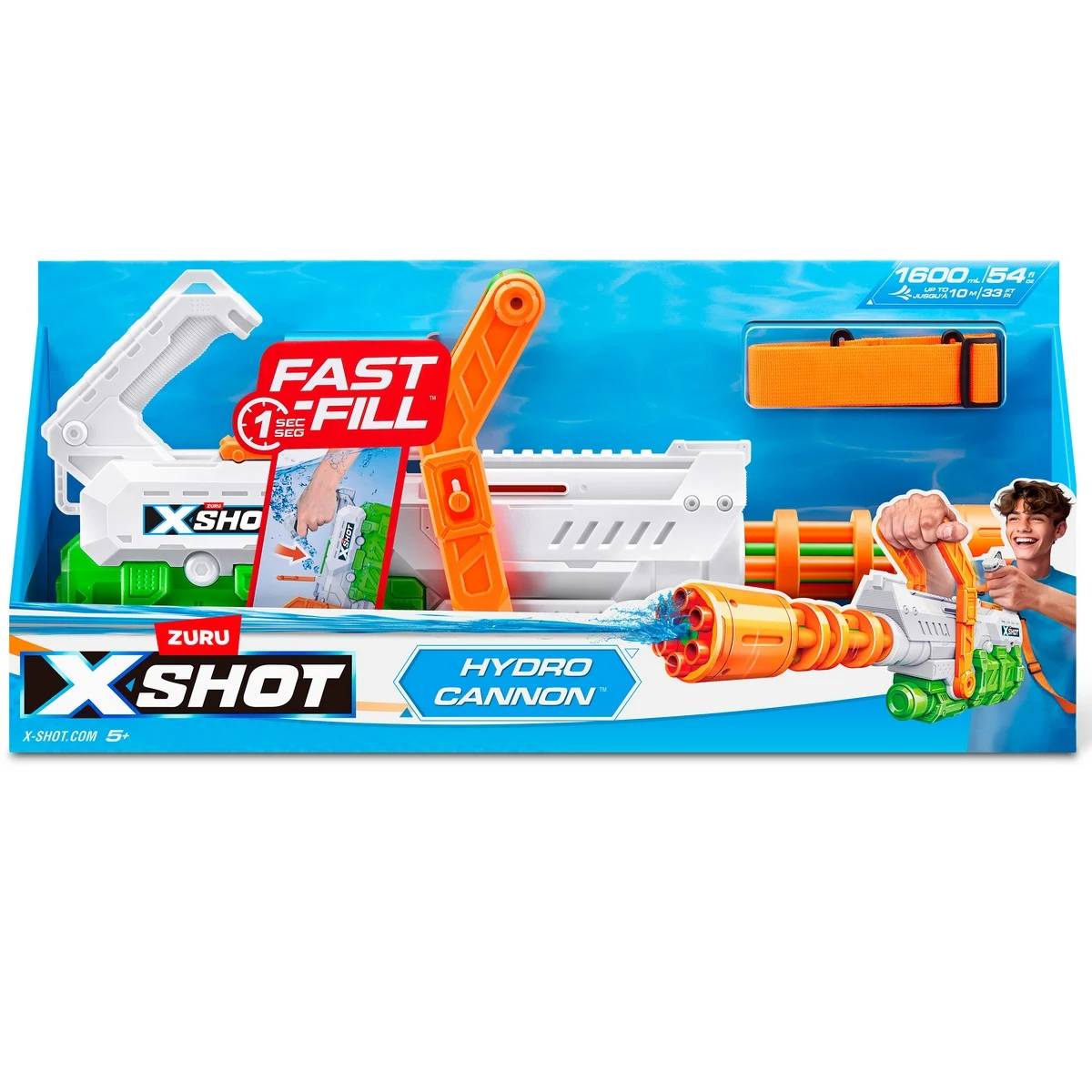 LANZA AGUA X-SHOT HYPDRO CANNON 1600 ML FAST FILL - 8