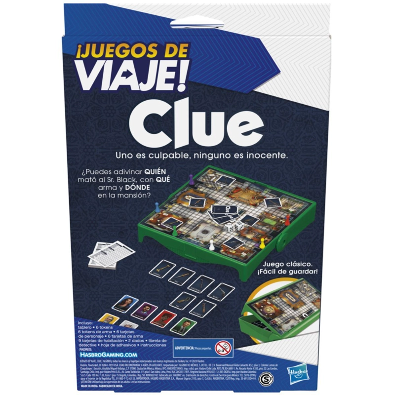 JUEGO ANSALDO NUEVO S DE VIAJE - CLUE - 3