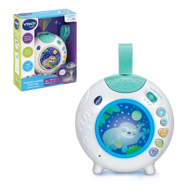 PROYECTOR VTECH PORTÁTIL CUNA DUERME CONMIGO MULTICOLOR - 5