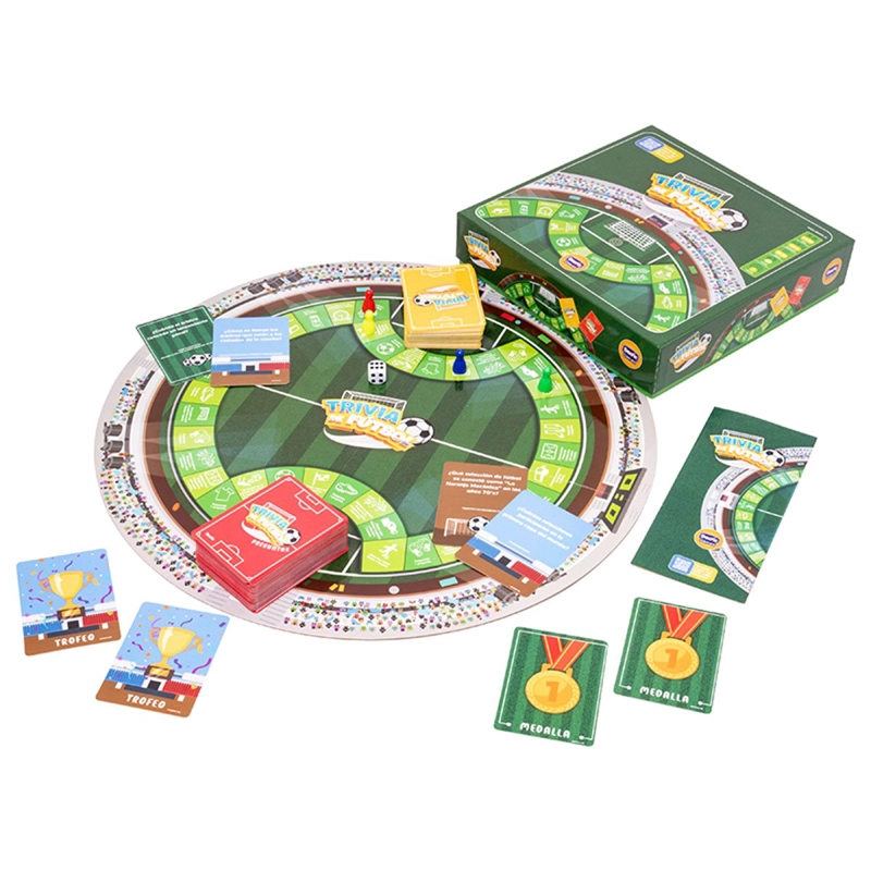 JUEGO DE MESA TRIVIA FUTBOL DACTIC - 1