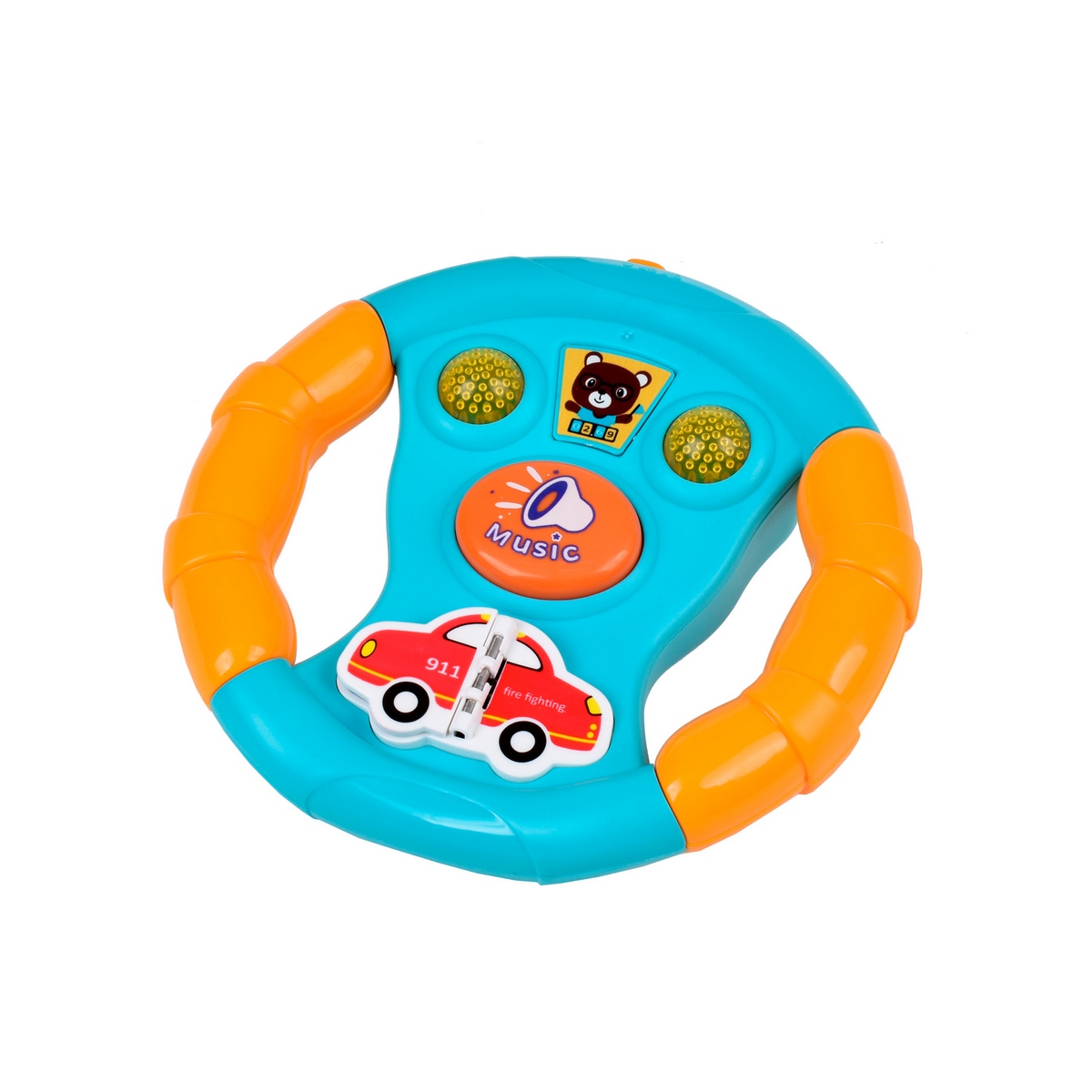 JUGUETE ANSALDO MULTICOLOR MANUBRIO CON SONIDO Y LUCES - 2