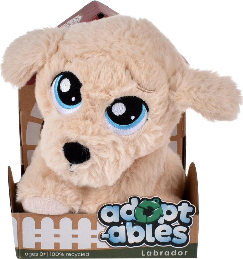 PERRO DE PELUCHE ANSALDO MATERIAL RECICLADO LABRADOR - 8