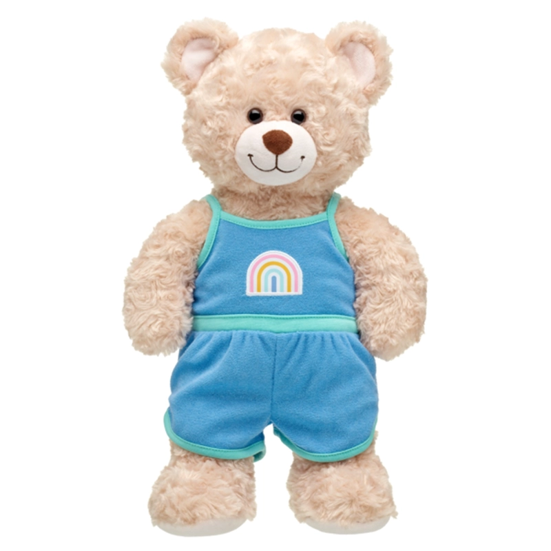 ENTERITO BUILD A BEAR ARCOIRIS TOALLA CELESTE VERANO - 4