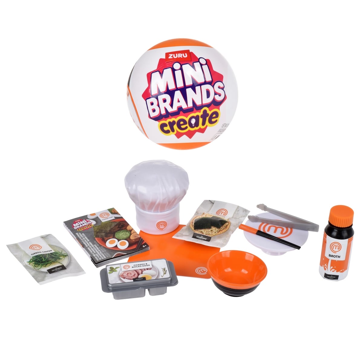 BOLA MINI BRANDS CON 5 SORPRESAS MASTER CHEF - 1