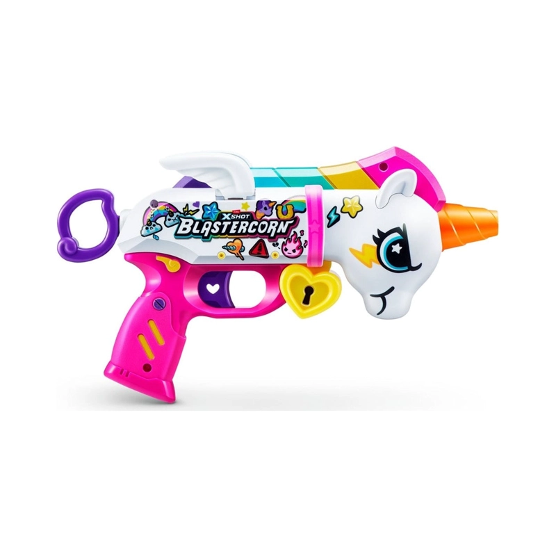 LANZA DARDOS X-SHOT UNICORNIO SKINS CON 16 DARDOS - 4