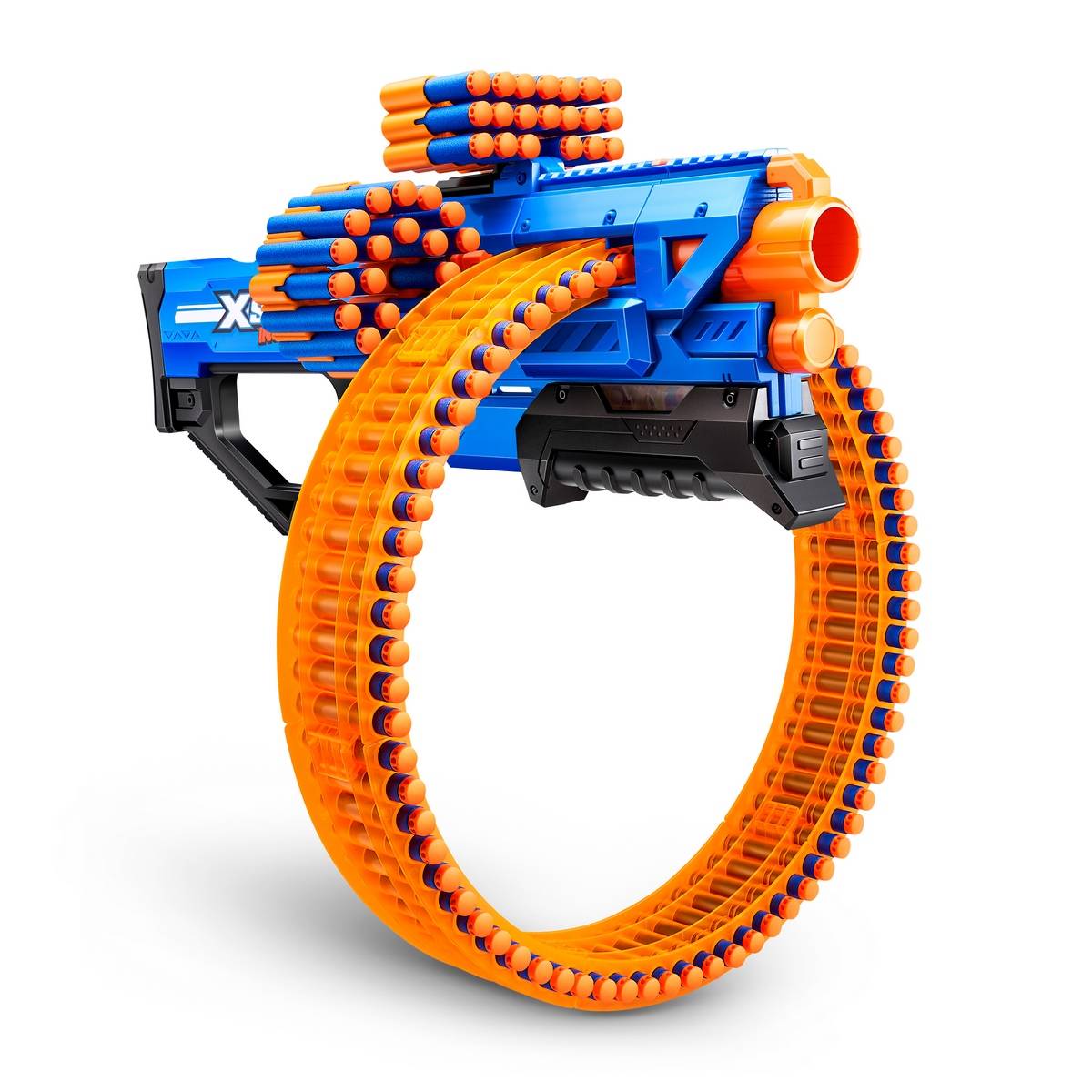 LANZA DARDOS X-SHOT INSANITY MAD MEGA BARREL CON 72 DARDOS - 3