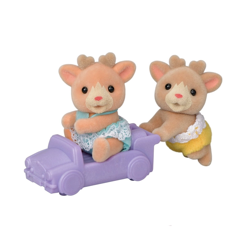 FIGURAS SYLVANIAN FAMILIES GEMELOS RENO COLECCION - 1