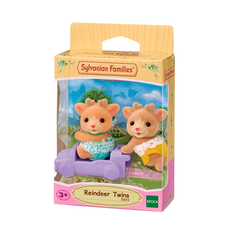 FIGURAS SYLVANIAN FAMILIES GEMELOS RENO COLECCION - 2