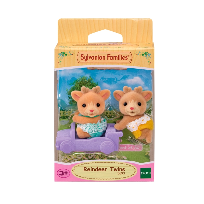 FIGURAS SYLVANIAN FAMILIES GEMELOS RENO COLECCION - 3