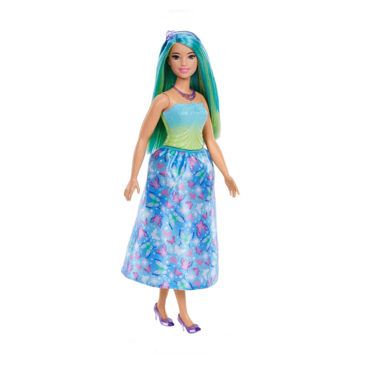 MUÑECA BARBIE FANTASIA VESTIDOS DE ENSUEÑO - PELO VERDE - 1