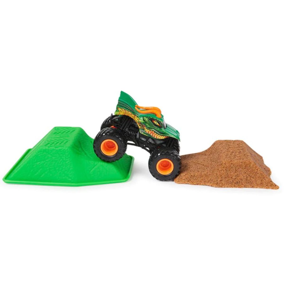 SET MONSTER JAM VEHÍCULO + KINETIC SAND - 3