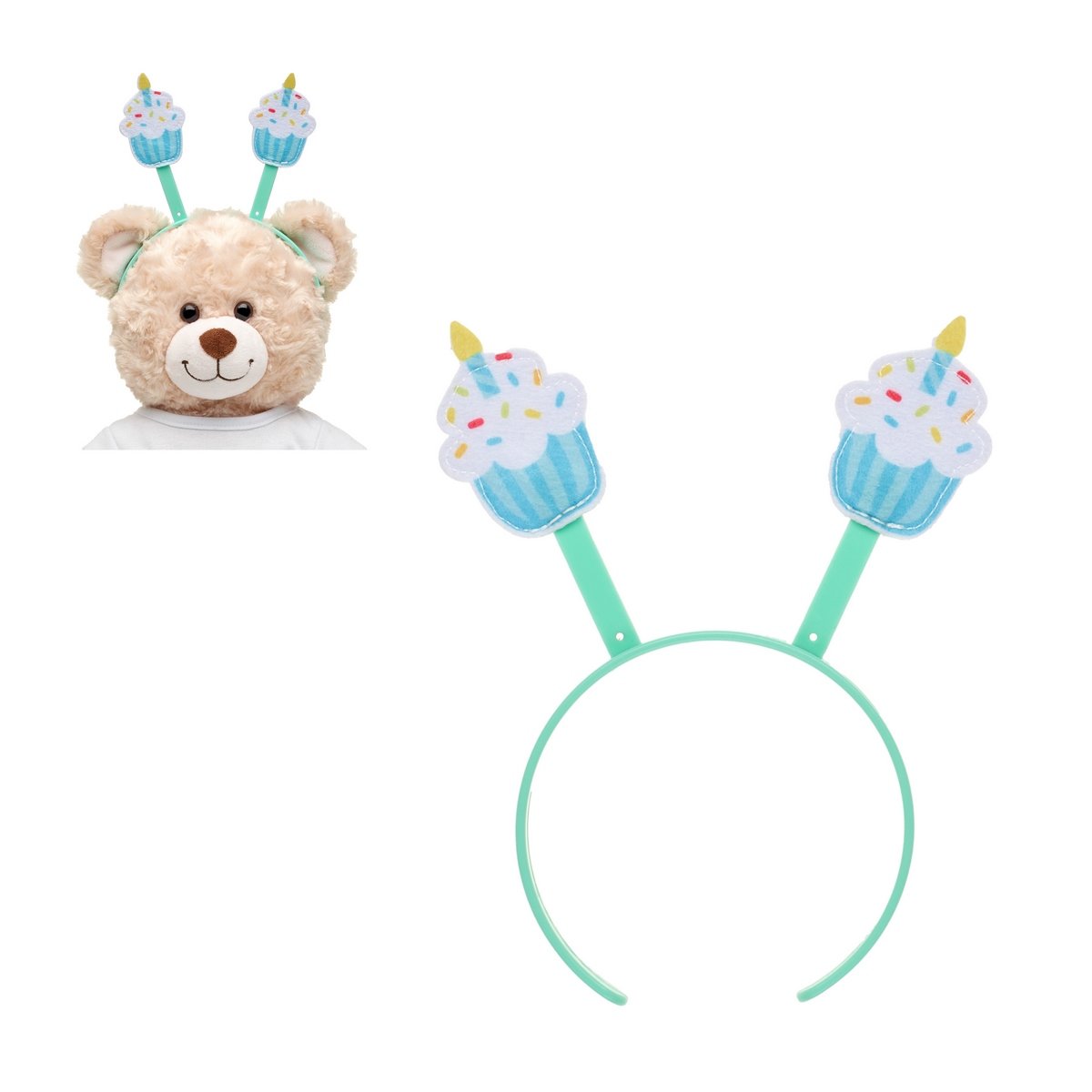 CINTILLO BUILD A BEAR CUPCAKES CELEBRACION CUMPLEAÑOS - 1