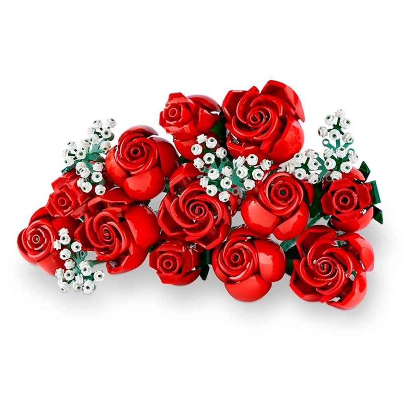 RAMO DE ROSAS LEGO BOTANICALS 822 PIEZAS CONSTRUCCION - 1