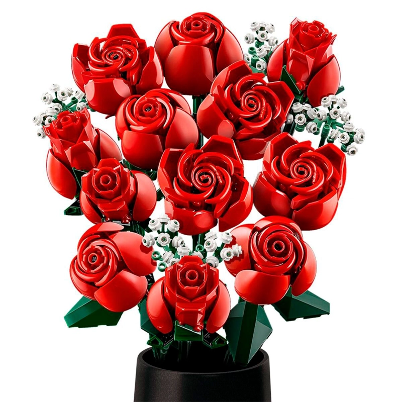 RAMO DE ROSAS LEGO BOTANICALS 822 PIEZAS CONSTRUCCION - 2