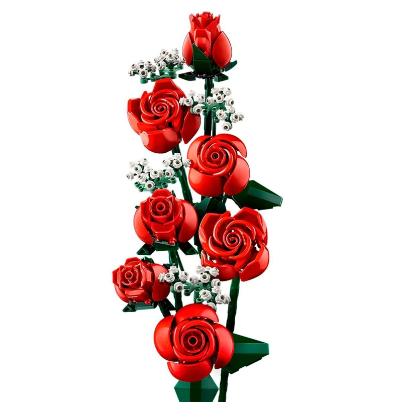 RAMO DE ROSAS LEGO BOTANICALS 822 PIEZAS CONSTRUCCION - 3
