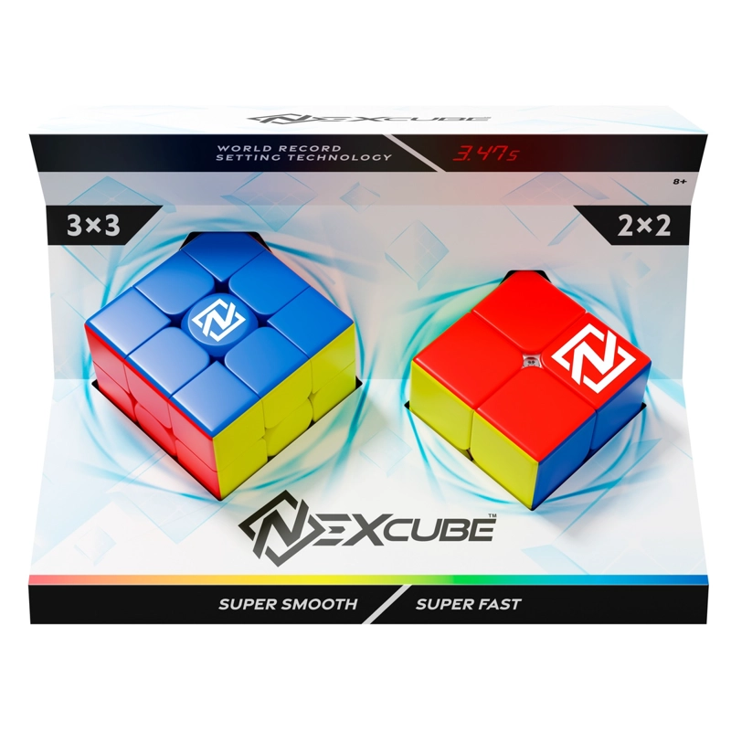 PACK CUBOS 3X3 Y 2X2 ANSALDO MULTICOLOR NEXCUBE - 4