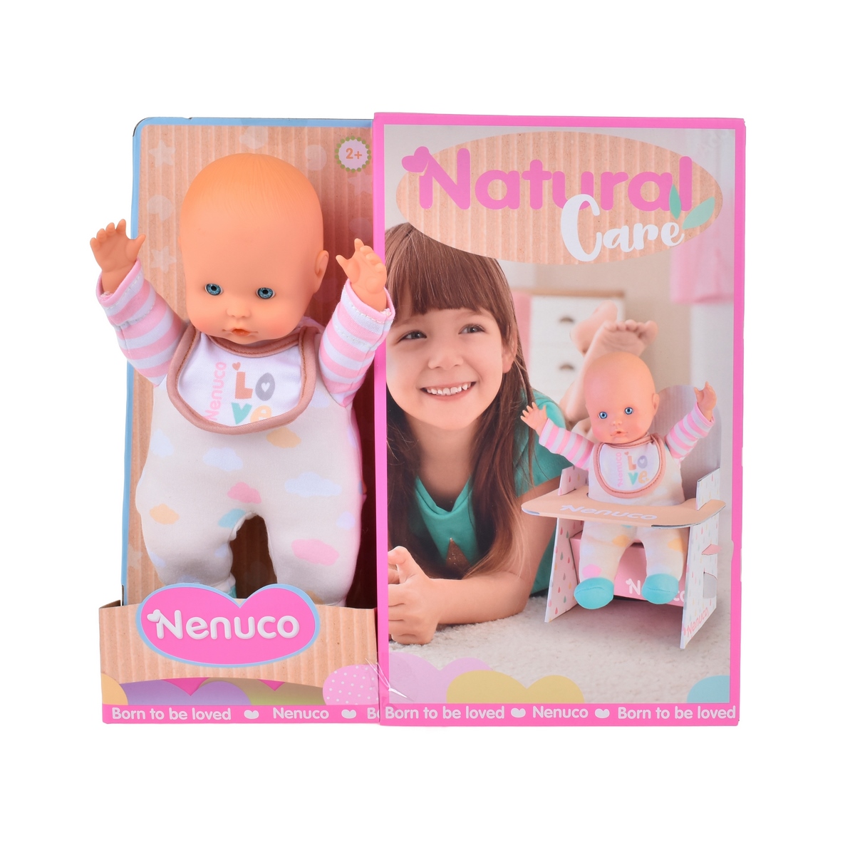 MUÑECA NENUCO CUIDADO NATURAL PARA BEBE EN SILLITA DE COMER - 4