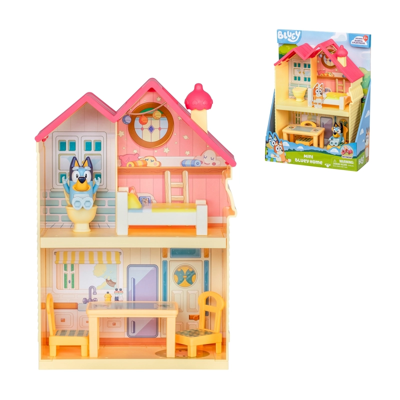 FIGURA Y PLAYSET BLUEY MINI CASA CON MUEBLES Y FIGURA - 2