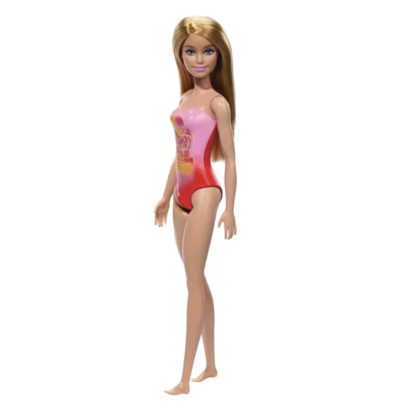 BARBIE FASHION & BEAUTY PLAYA SORPRESA-TRAJE DE BAÑO ROSADO - 4